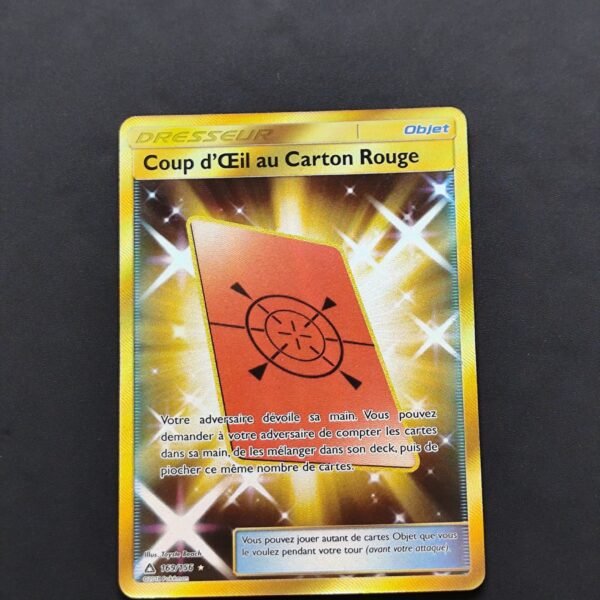 Coup d'oeil au carton rouge 169/156 Ultra prisme