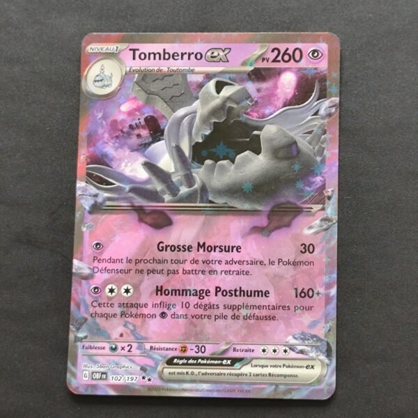 Tomberro 102/197 Flammes Obsidiennes