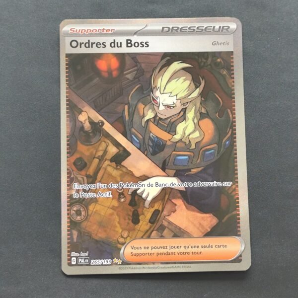 Ordres du boss 265/193 Evolutions à Paldéa