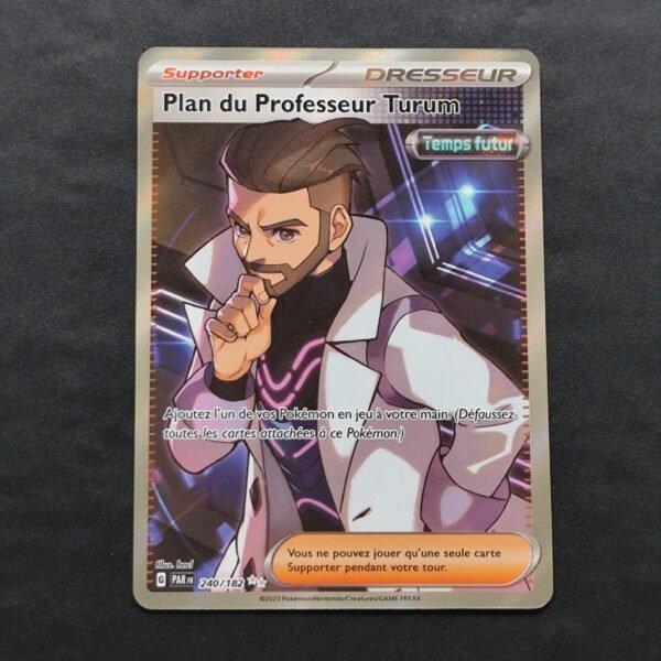 Plan du professeur Turum 240/182 Faille Paradoxe